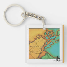 Turquoise Apostles Key Ring