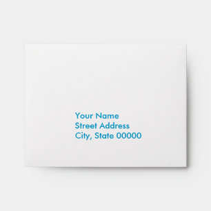 Turquoise Aqua Colourful Quilt Block Art Envelopes