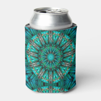 Turquoise Art 1-2 Options Can Cooler