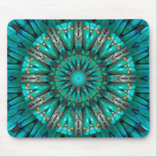 Turquoise Art 1 Mousepad