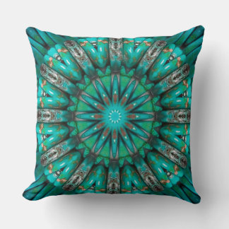 Turquoise Art 1 Pillow