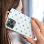 Turquoise Atomic Starburst Mid Century Pattern Case-Mate iPhone 14 Case<br><div class="desc">This fabulous mid-century modern styled phone case features a turquoise atomic starburst pattern. You are going to stand out from the crowd with this one!</div>