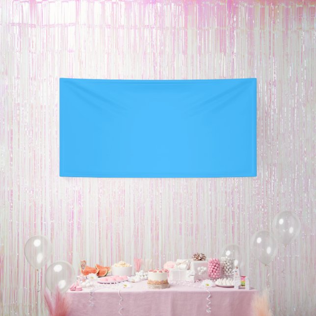 Turquoise Banner for Wall or Display Use (Party)