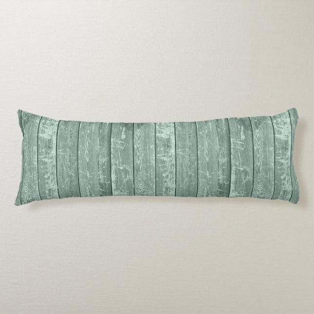 TURQUOISE BARNWOOD BODY CUSHION (Front)