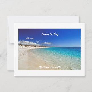 Turquoise Bay, Western Australia Postcard