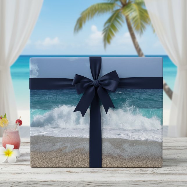 Turquoise Beach Wrapping Paper Sheets (Turquoise Beach Wrapping Paper Sheets)