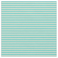 Turquoise & Beige Coloured Lines/Stripes Pattern