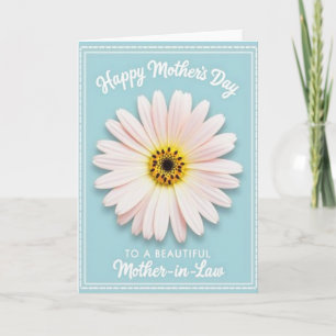 Turquoise Blossom Mothers Day Card