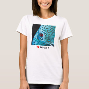 Turquoise Blue Discus T-Shirt