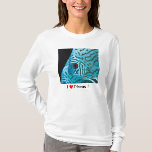 Turquoise Blue Discus T-Shirt