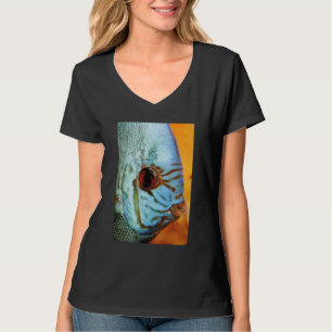 Turquoise Blue Discus T-Shirt