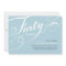 Turquoise Blue Elegant 40th Birthday Invitations