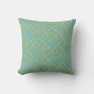Turquoise Blue Green Cushion