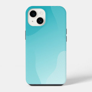 Turquoise blue iPhone 14 case