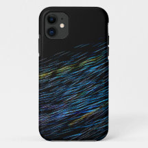 Turquoise Blue Light Painting 1