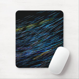 Turquoise Blue Light Painting 1 Mouse Pad