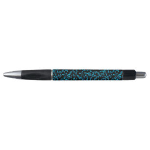 Turquoise Blue Music Notes