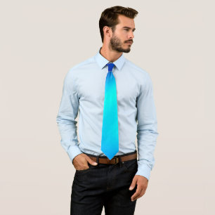 Turquoise & Blue ombre Tie