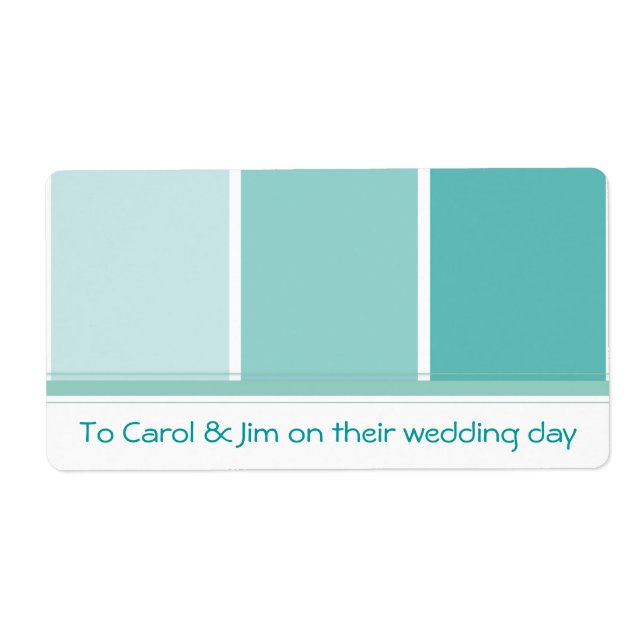 Turquoise Blue Paint Chip (Front)