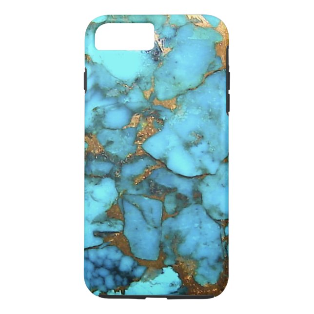 "Turquoise Blue Phone Case" Case-Mate iPhone Case (Back)