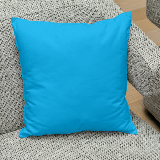 Turquoise Blue Plain Solid Colour Cushion