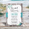 Turquoise Blue Seashells Beach Bridal Shower