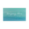 Turquoise blue watercolor art business card design