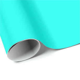 Turquoise Blue Wrapping Paper