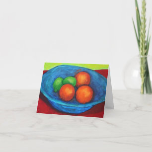 Turquoise Bowl Notecard