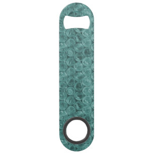 Turquoise bubble wrap pattern