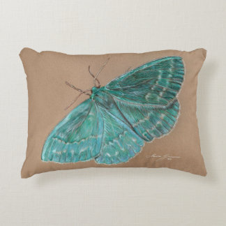 Turquoise Butterfly Pillow