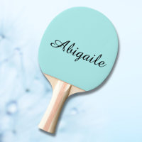 Turquoise Calligraphy Name Trendy Minimalist