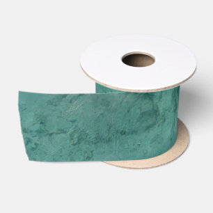 Turquoise Caribbean Tropical Sea Satin Ribbon