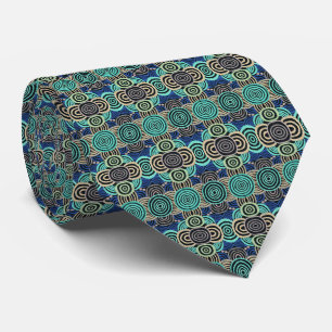 Turquoise Celtic Ring pattern Tie