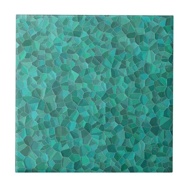 Turquoise Ceramic Tile (Front)