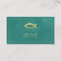 Turquoise Christian Counsellor Ichthus Appointment