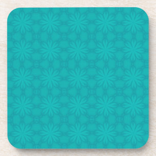 Turquoise Christmas Snow Coaster