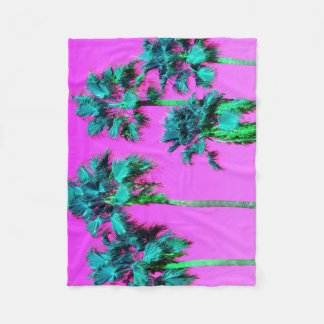 Turquoise Cluster Fleece Blanket
