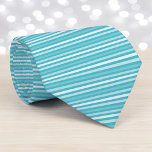 Turquoise Color Stripes Necktie<br><div class="desc">This eye-catching necktie features a vibrant color with bold stripes,  perfect for adding a pop of energy to any outfit. Whether it's for a special occasion or everyday wear,  this stylish accessory is sure to make a statement.</div>