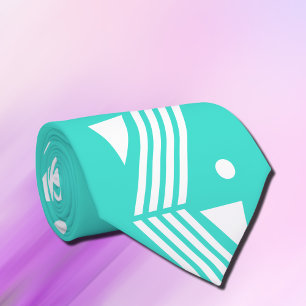 Turquoise colour  tie