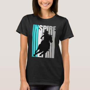 Turquoise Cowgirl Hat Rodeo Inspire Western Theme  T-Shirt