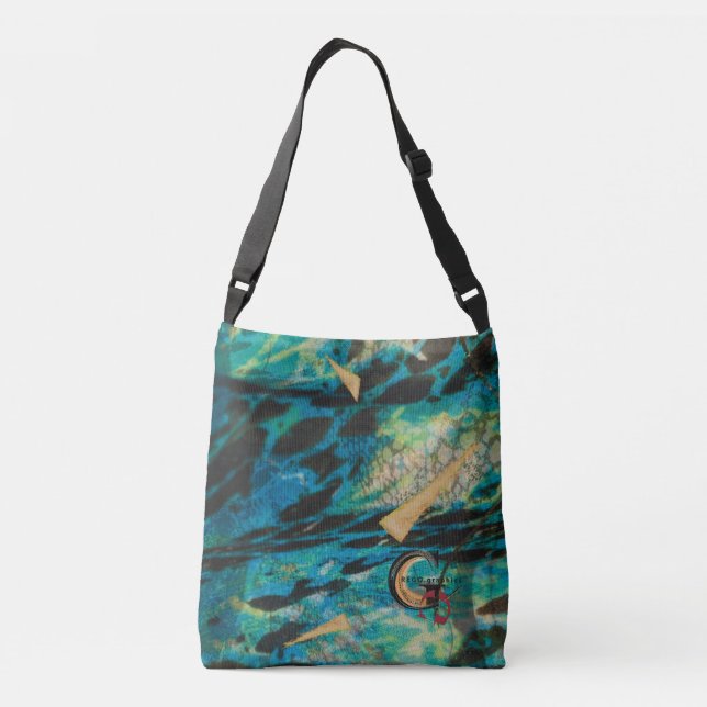 Turquoise Cross Body Bag (Back)