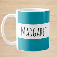 Turquoise Custom Name Personalised