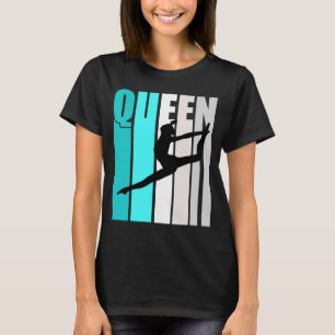 Turquoise Dance Queen Birthday Colourful Cute Danc T-Shirt