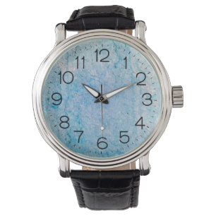 Turquoise Distressed Grunge Texture Watch
