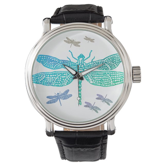Turquoise Dragonfly Watch (Front)