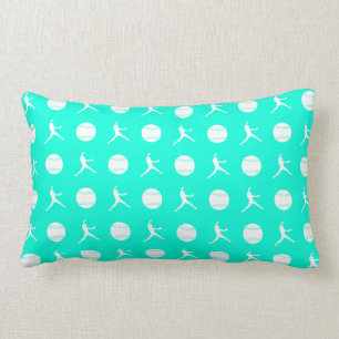 Turquoise Fastpitch Pillow