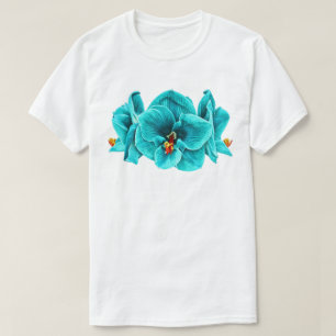 Turquoise Flower - T-shirt