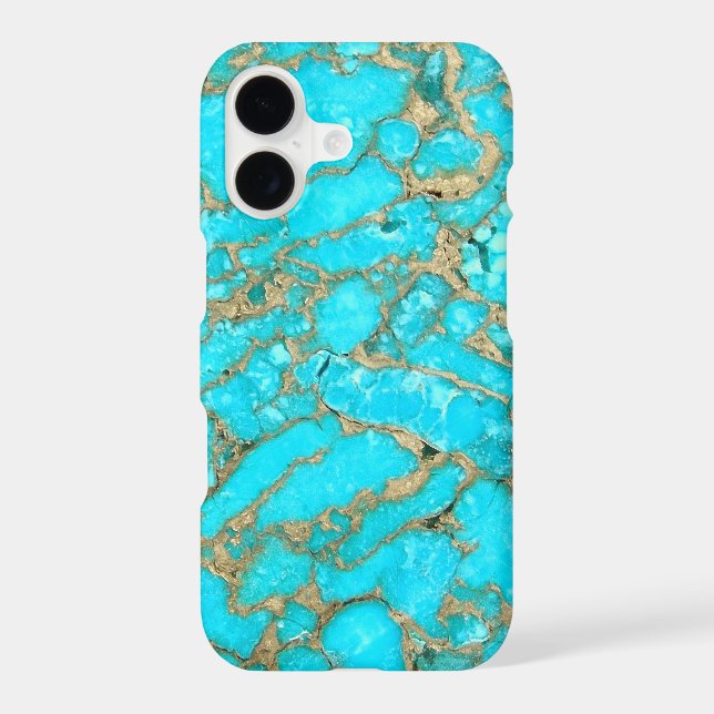 Turquoise Gemstone iPhone Case (Back)