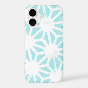 Turquoise geometric pattern